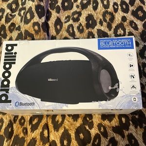 Billboard Black Portable Wireless Bluetooth Water Resistant Speaker